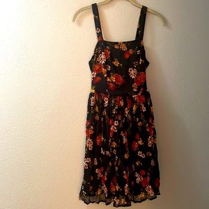 Black Floral Dress